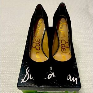 Sam Edelman - Halton Black Suede Heals Size 7